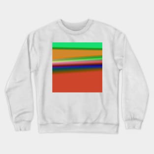 RED BLUE GREEN RED TEXTURE ART Crewneck Sweatshirt